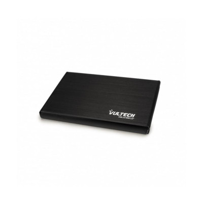 BOX ESTERNO 2,5  PER HARD DISK 2,5  SATA - USB 3.0-2.0 - IN ALLUMINIO - NERO 